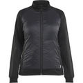 Blaklader Ladies Hybrid Sweatshirt, Black/Dark Grey