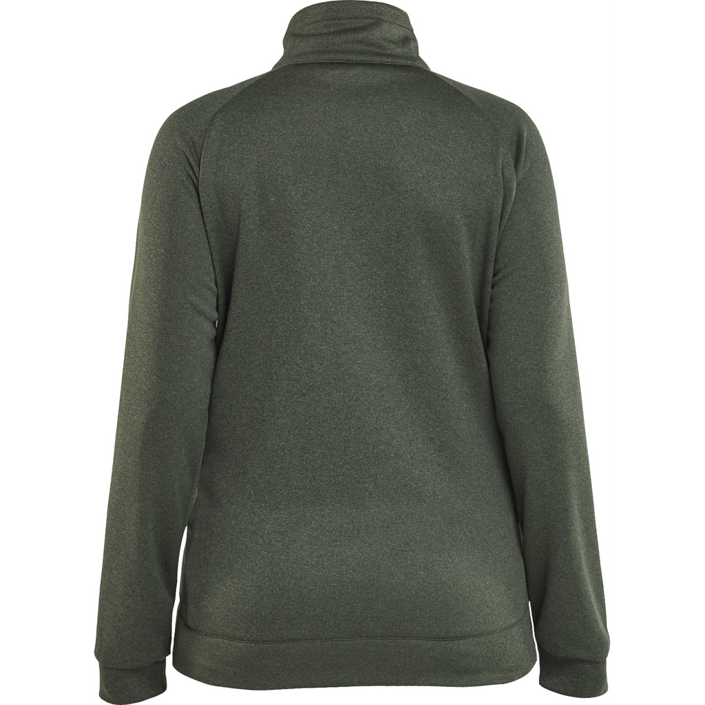 Blaklader Ladies Hybrid Sweatshirt, Autumn Green/Black (4)