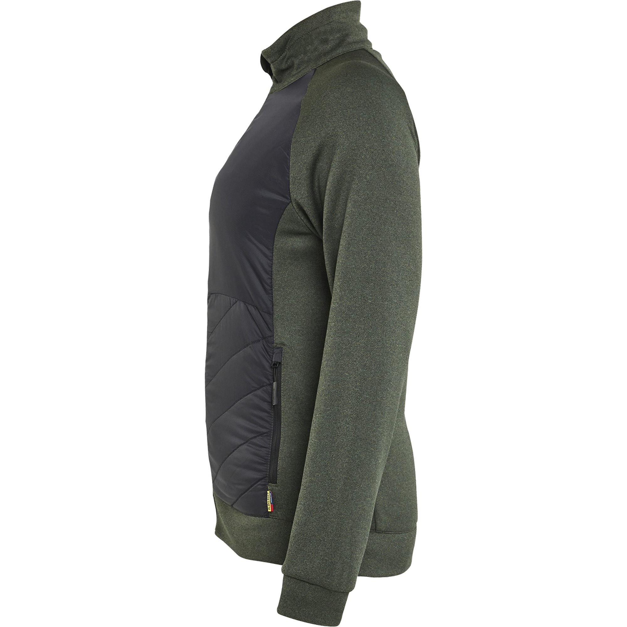 Blaklader Ladies Hybrid Sweatshirt, Autumn Green/Black (3)