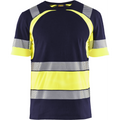 Blaklader High Vis T-Shirt, Navy/Yellow