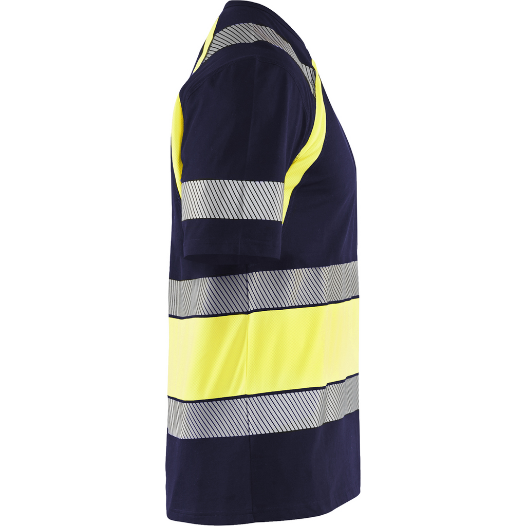 Blaklader High Vis T-Shirt, Navy/Yellow (2)