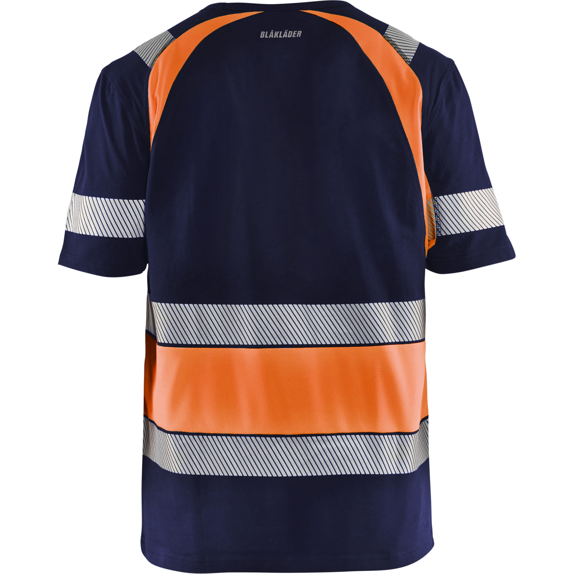 Blaklader High Vis T-Shirt, Navy Blue/Orange (4)
