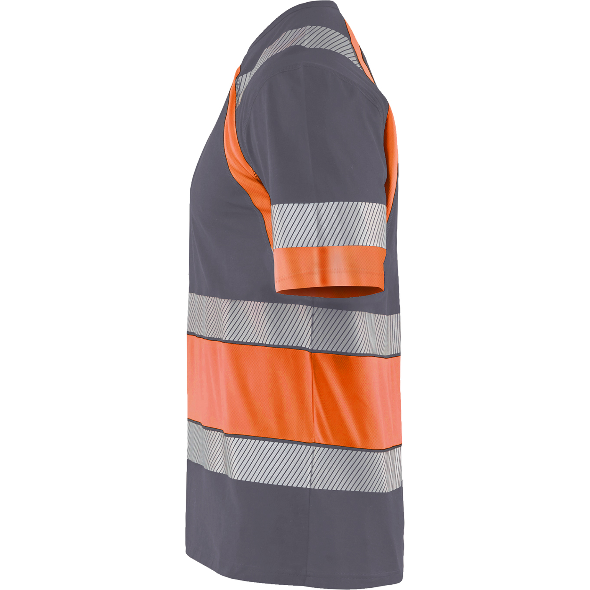 Blaklader High Vis T-Shirt, Medium Grey/Orange (3)