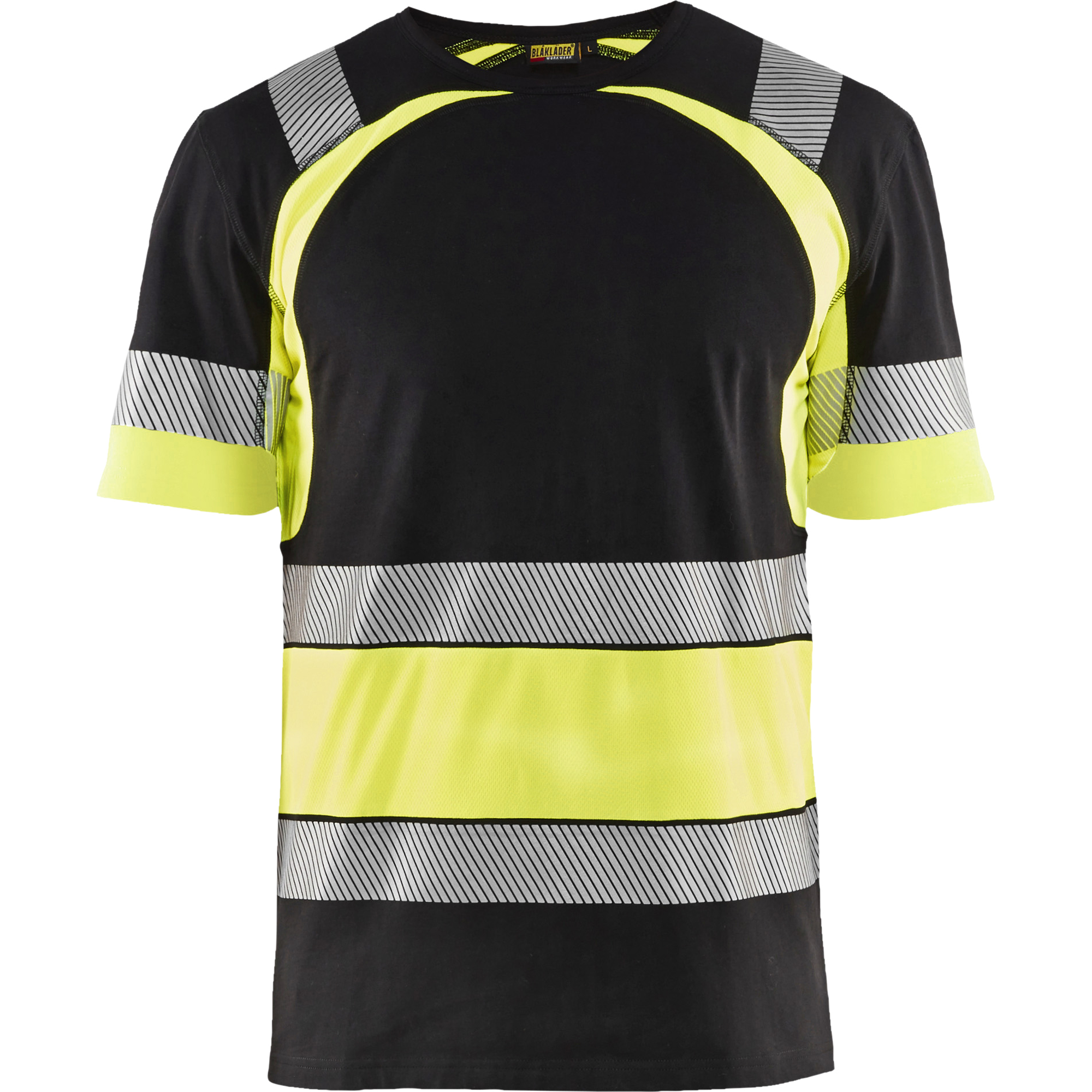Blaklader High Vis T-Shirt, Black/Yellow