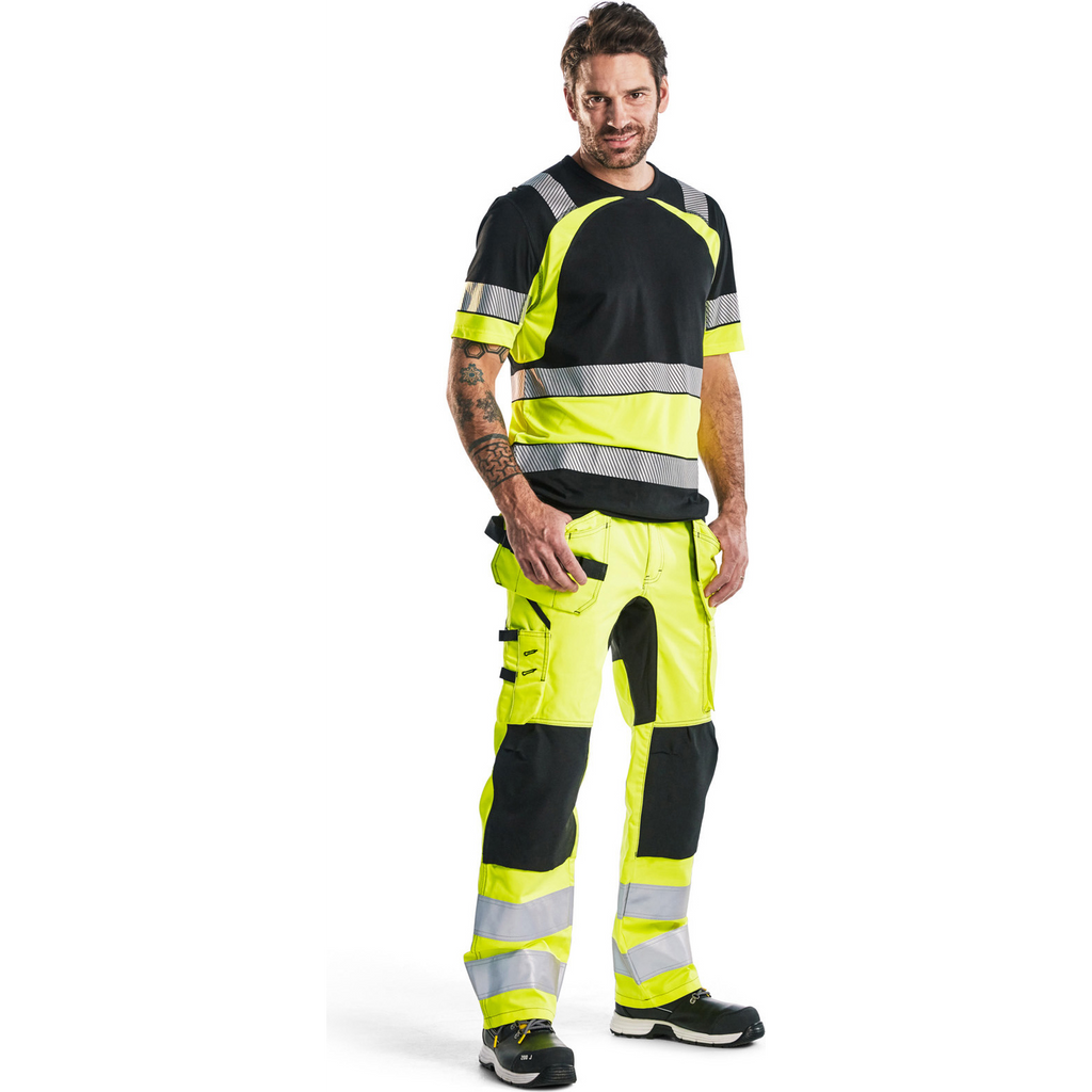 Blaklader High Vis T-Shirt, Black/Yellow (5)