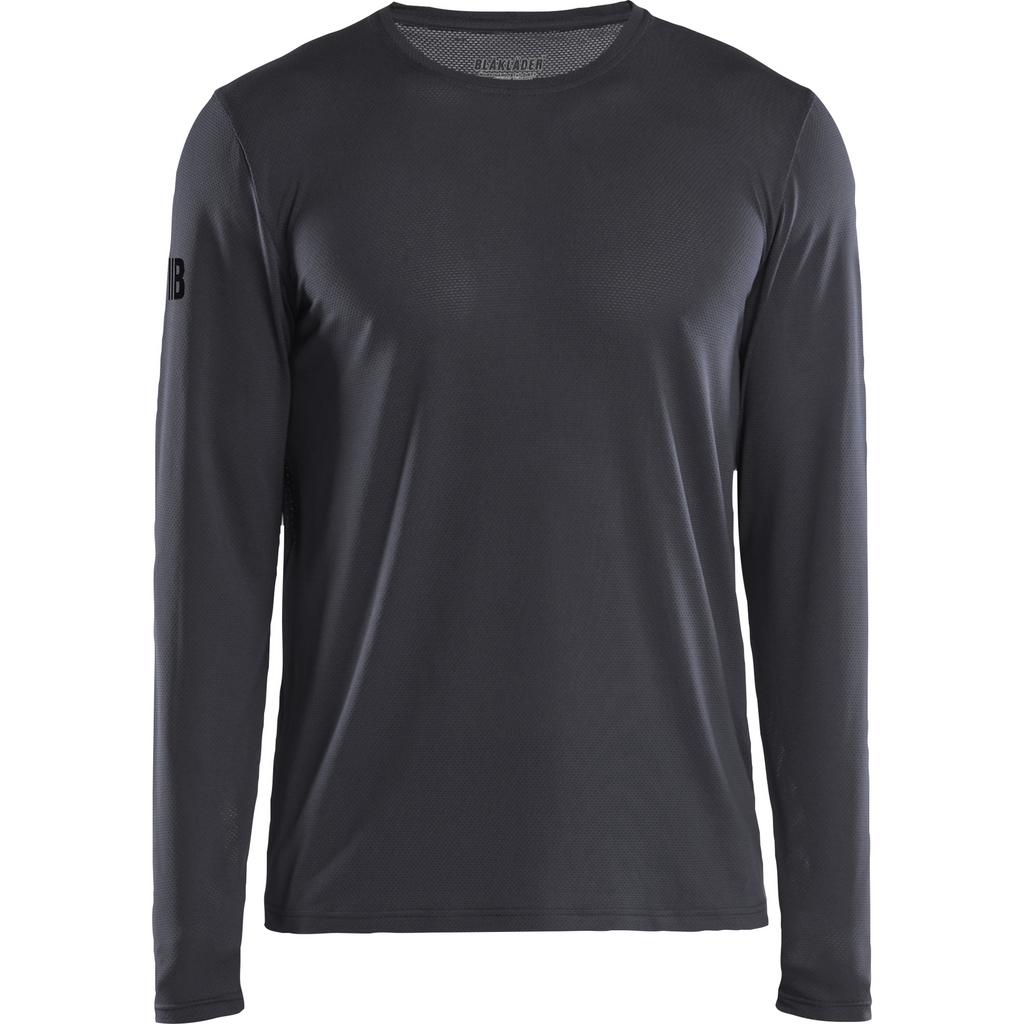 Blaklader Functional UV Protection Long Sleeve Shirt, Medium Grey