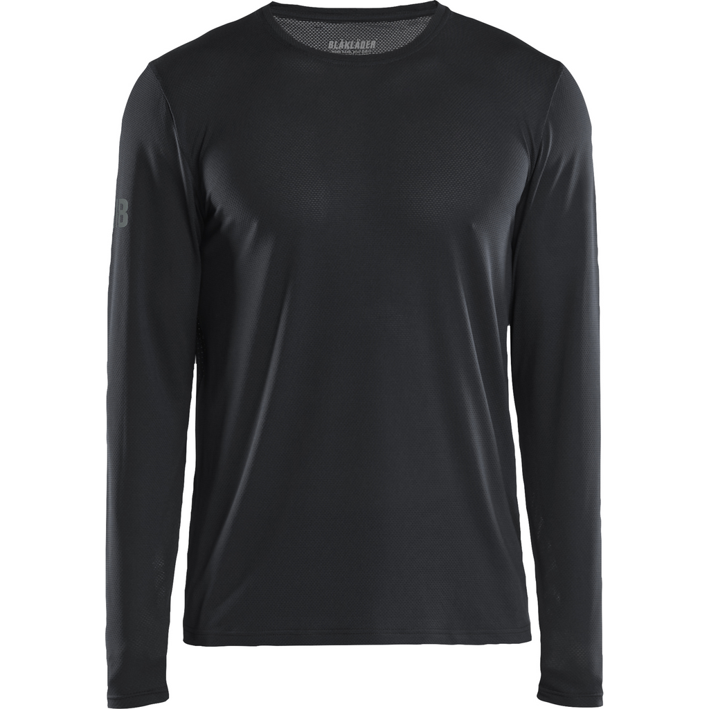 Blaklader Functional UV Protection Long Sleeve Shirt, Black