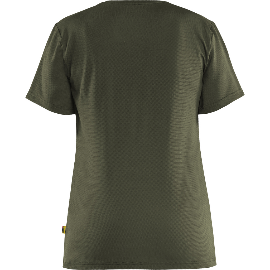 Blaklader Women's Functional UV Protection T-Shirt, Forest Green (4)