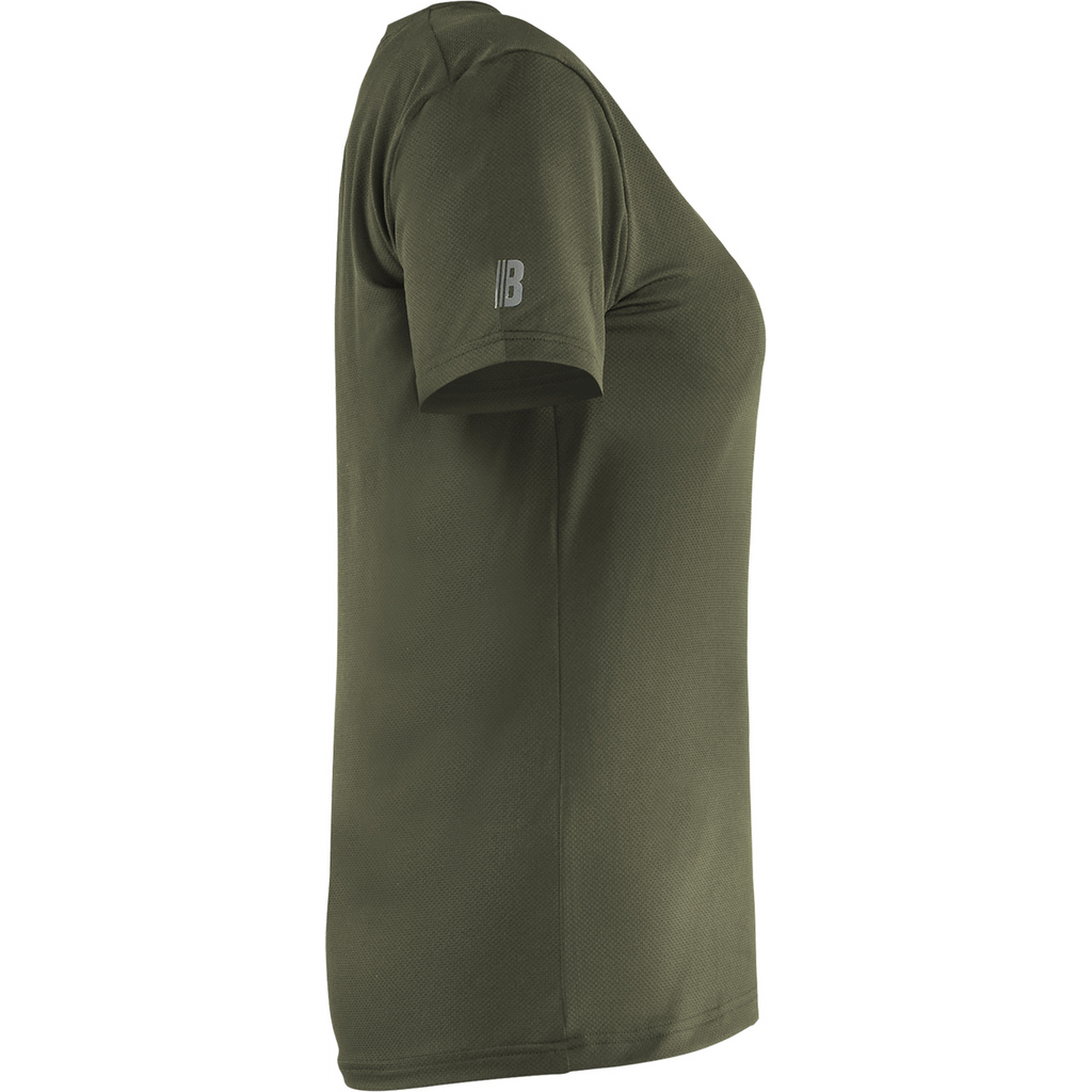 Blaklader Women's Functional UV Protection T-Shirt, Forest Green (2)