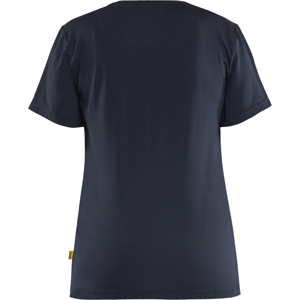 Blaklader Women's Functional UV Protection T-Shirt, Dark Navy Blue (4)