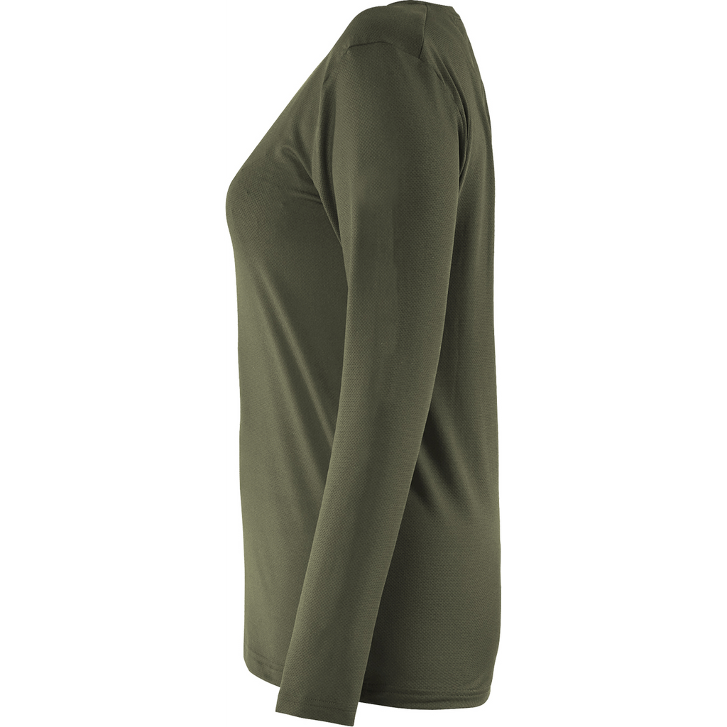 Blaklader Women's Functional UV Protection Long Sleeve Shirt, Forest Green (3)