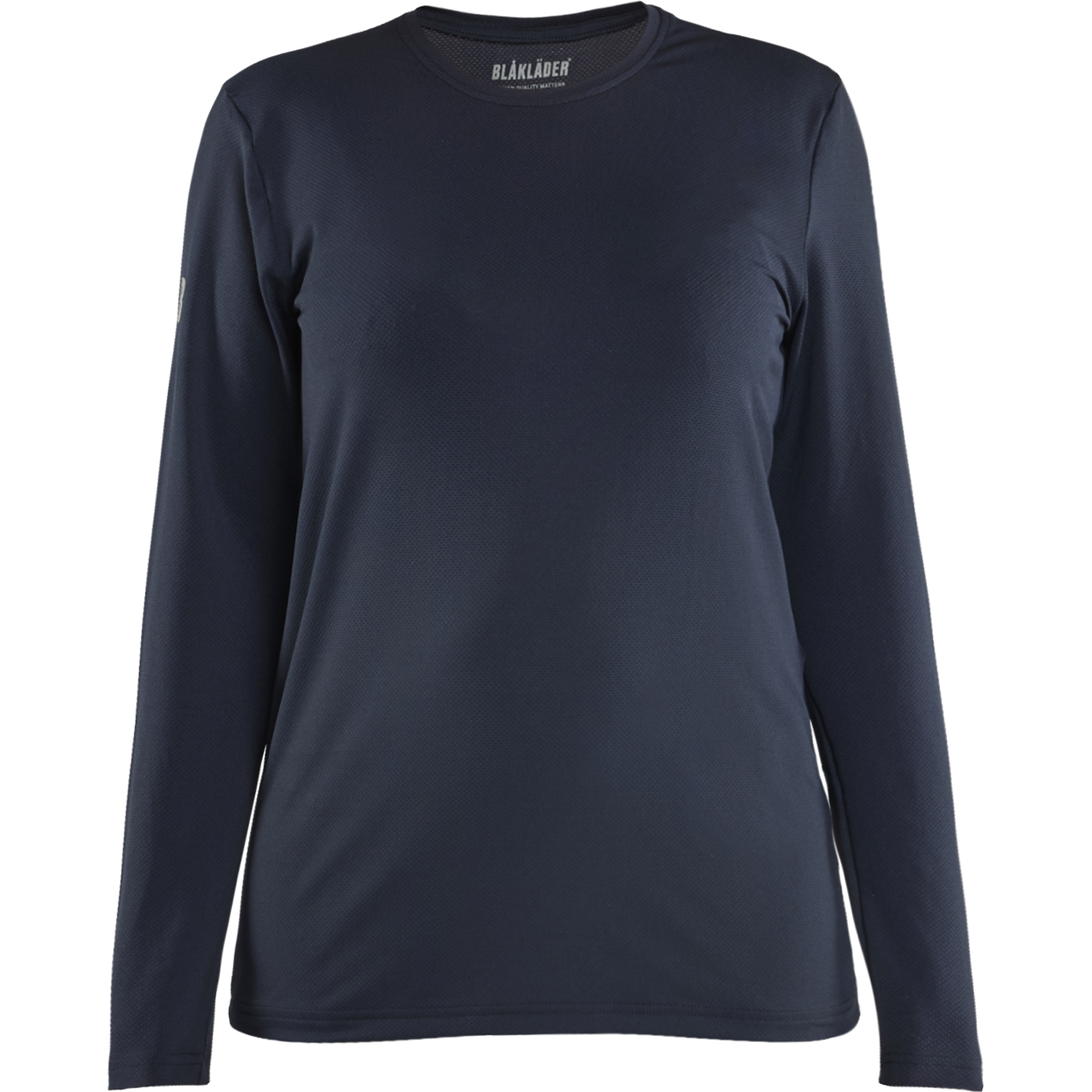 Blaklader Women's Functional UV Protection Long Sleeve Shirt, Dark Navy Blue