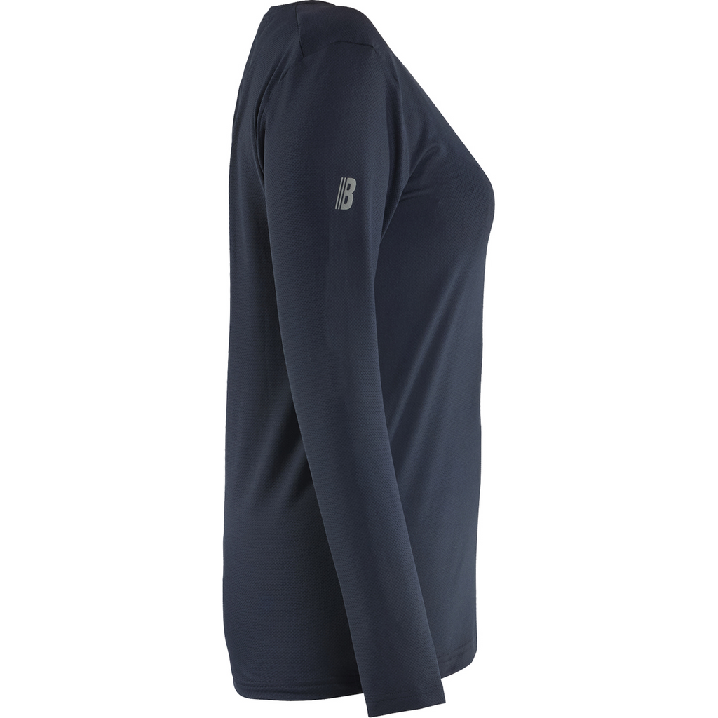 Blaklader Women's Functional UV Protection Long Sleeve Shirt, Dark Navy Blue (2)