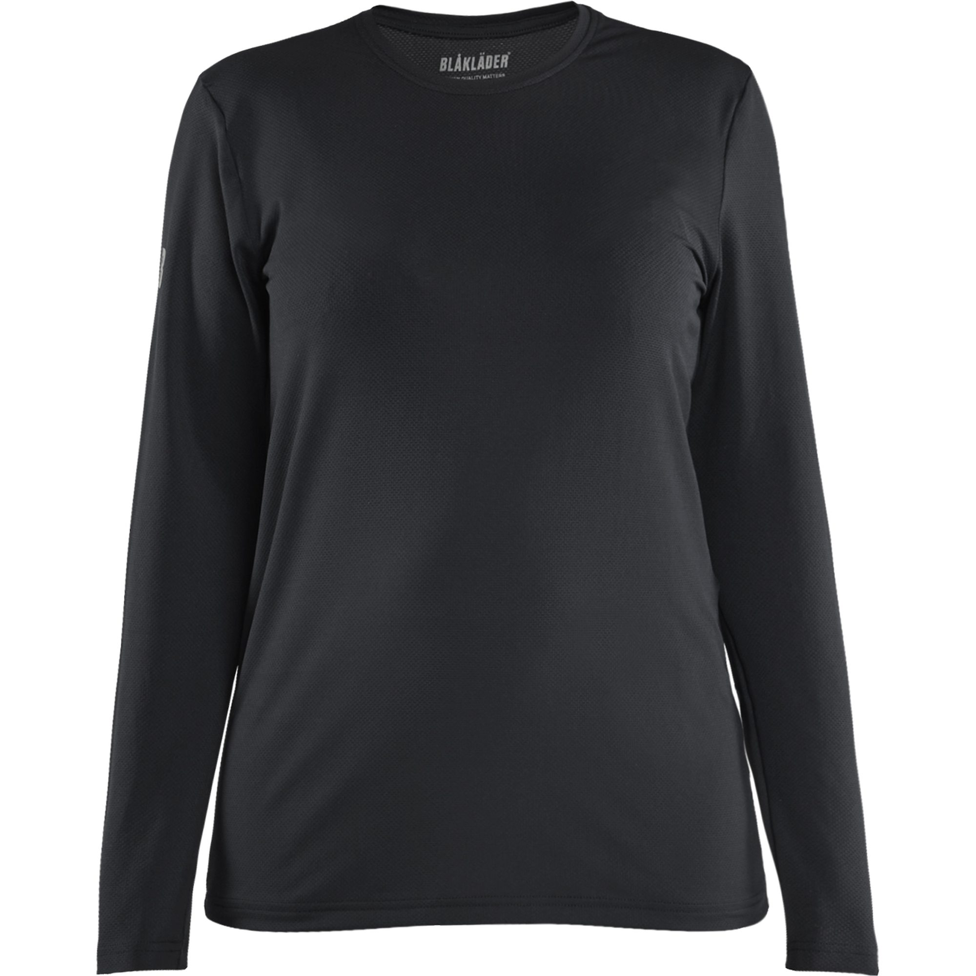 Blaklader Ladies Functional UV Protection Long Sleeve Shirt, Black