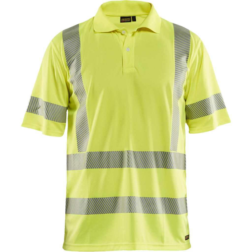 Blaklader High Vis UV Protection Polo Shirt, Yellow