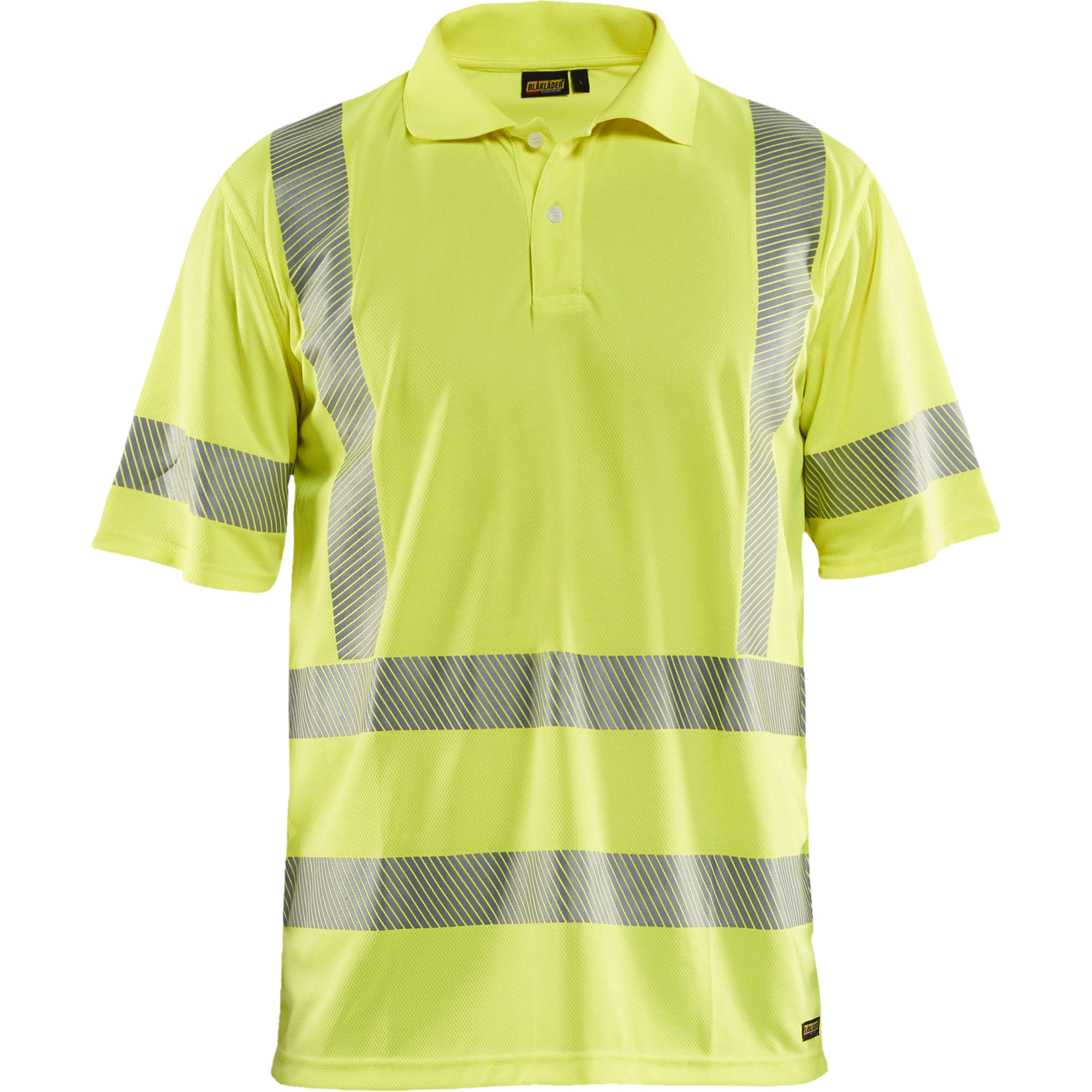 Blaklader High Vis UV Protection Polo Shirt, Yellow