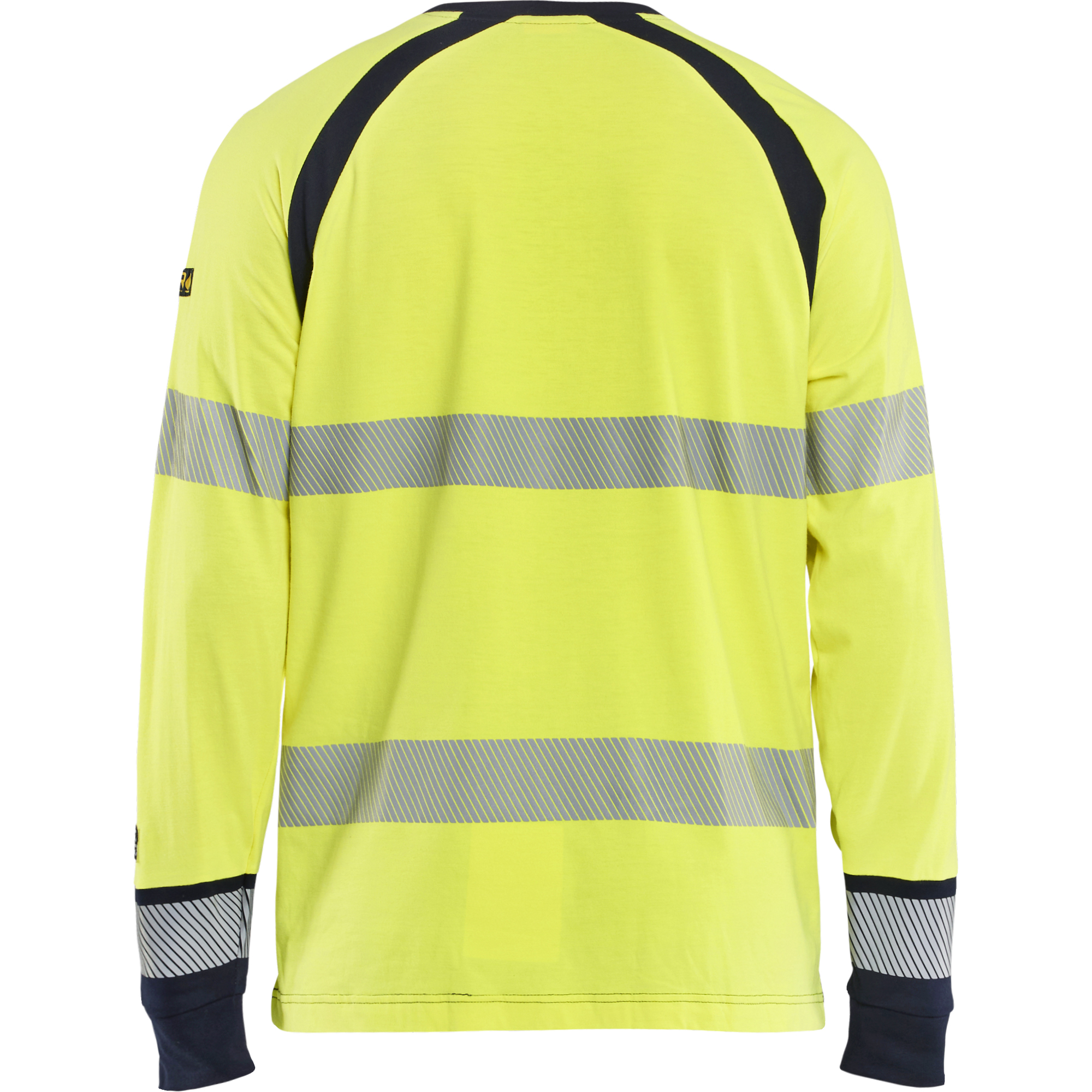 Blaklader Multinorm Long Sleeve T-Shirt, Yellow/Navy Blue (4)