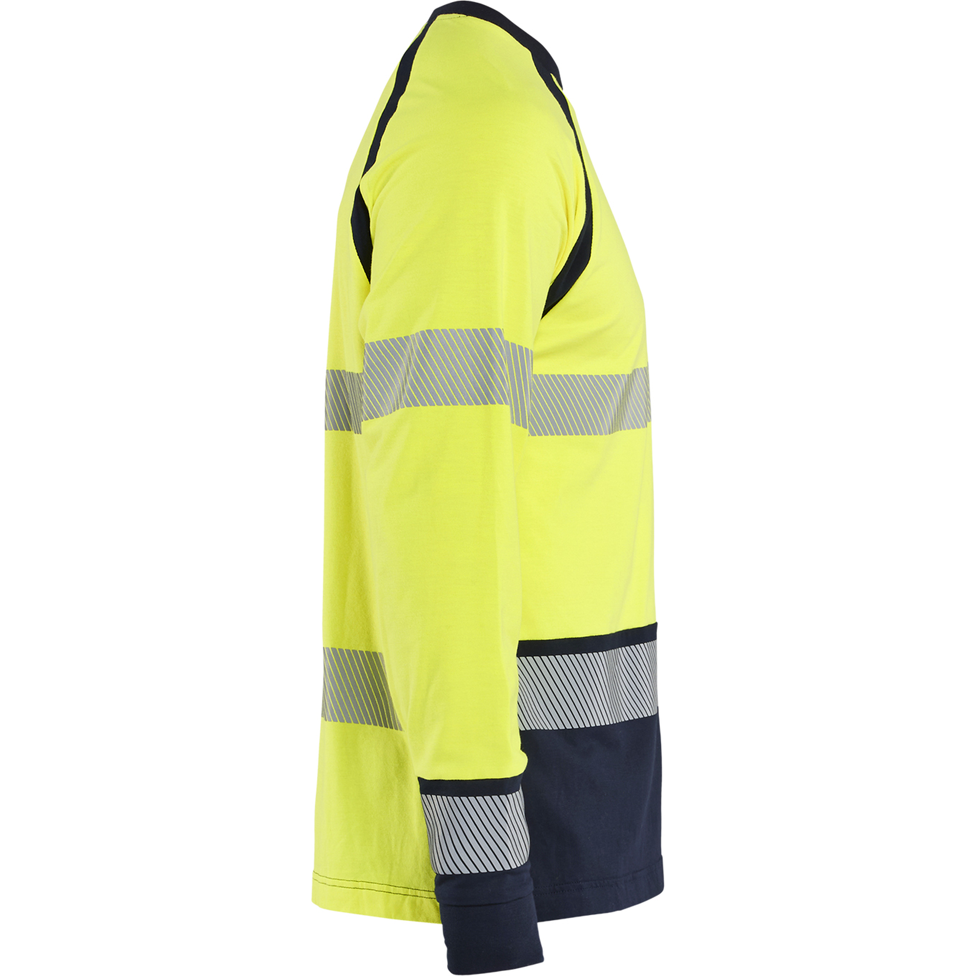 Blaklader Multinorm Long Sleeve T-Shirt, Yellow/Navy Blue (2)