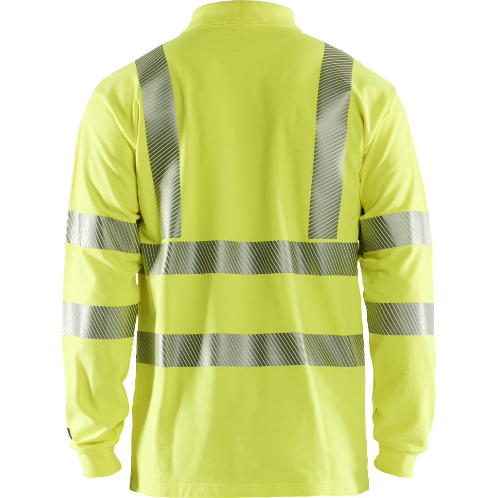 Blaklader Long Sleeve Multinorm Polo Shirt, Yellow (4)