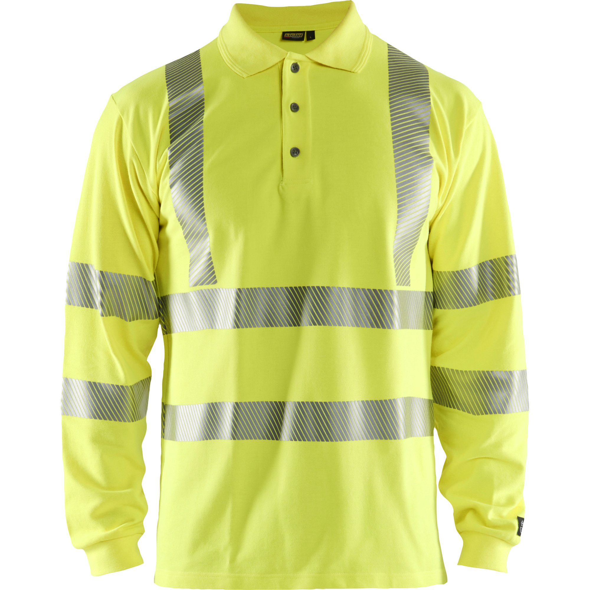 Blaklader Long Sleeve Multinorm Polo Shirt, Yellow
