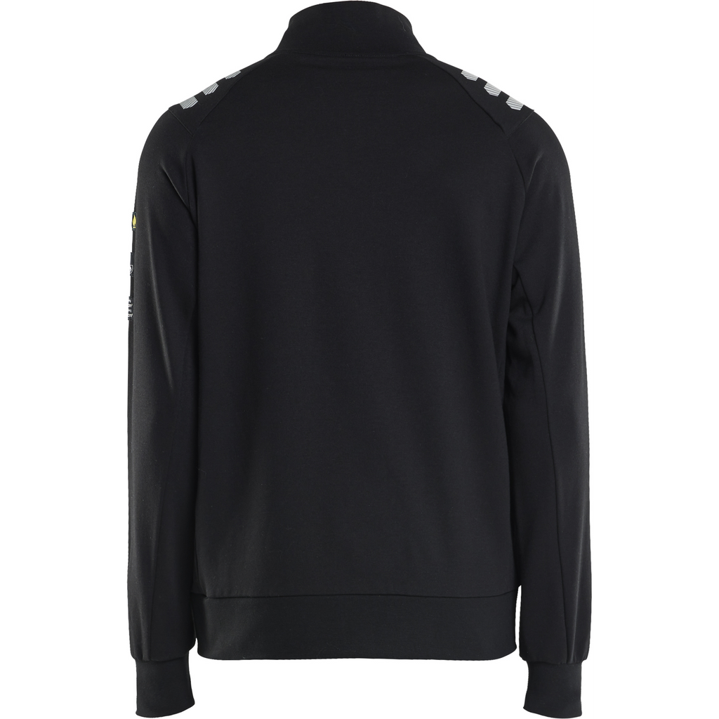 Blaklader Flame Resistant Sweatshirt with Zipper, Black (3)