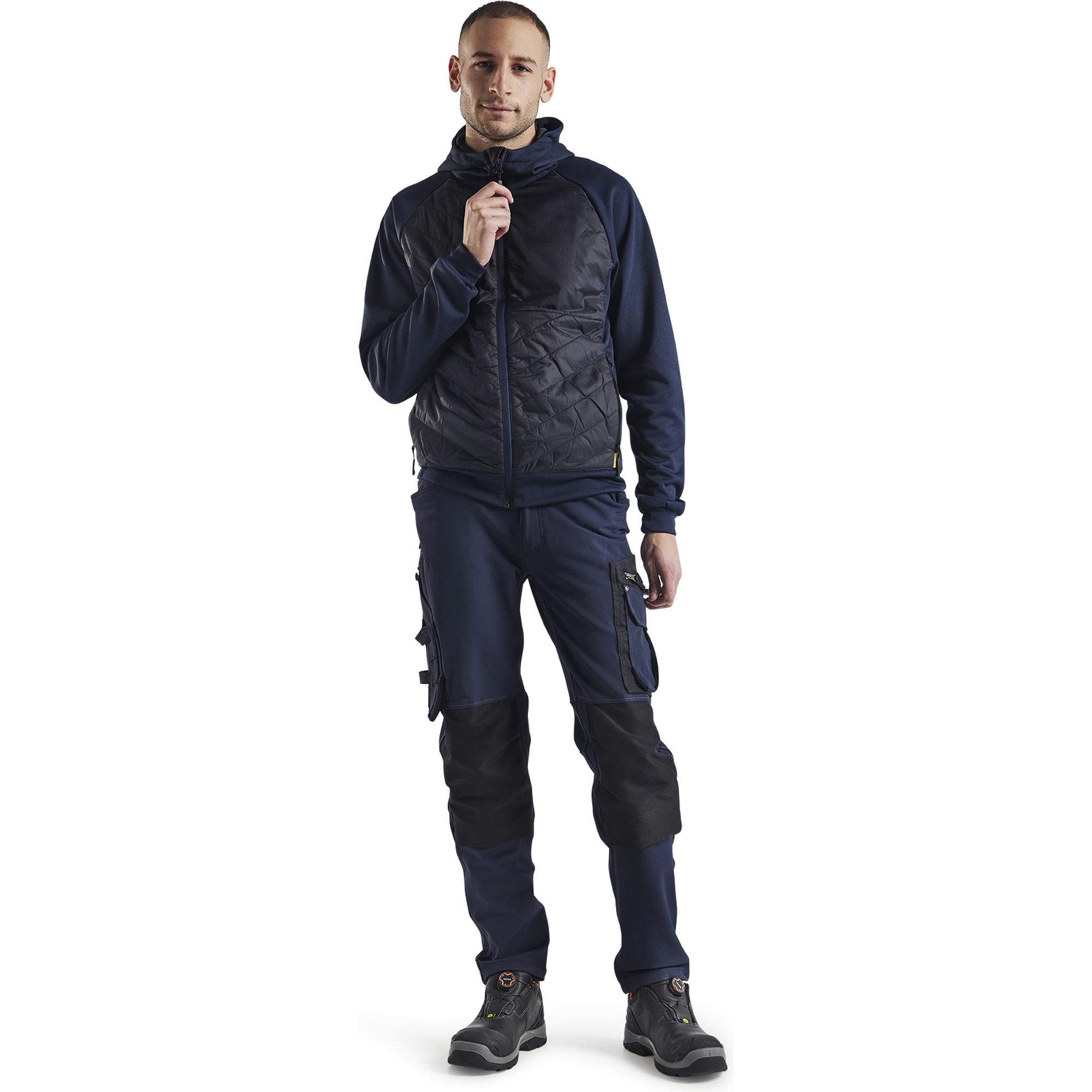 Blaklader Hybrid Sweatshirt, Dark Navy/Black (5)