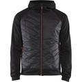 Blaklader Hybrid Sweatshirt, Black/Red