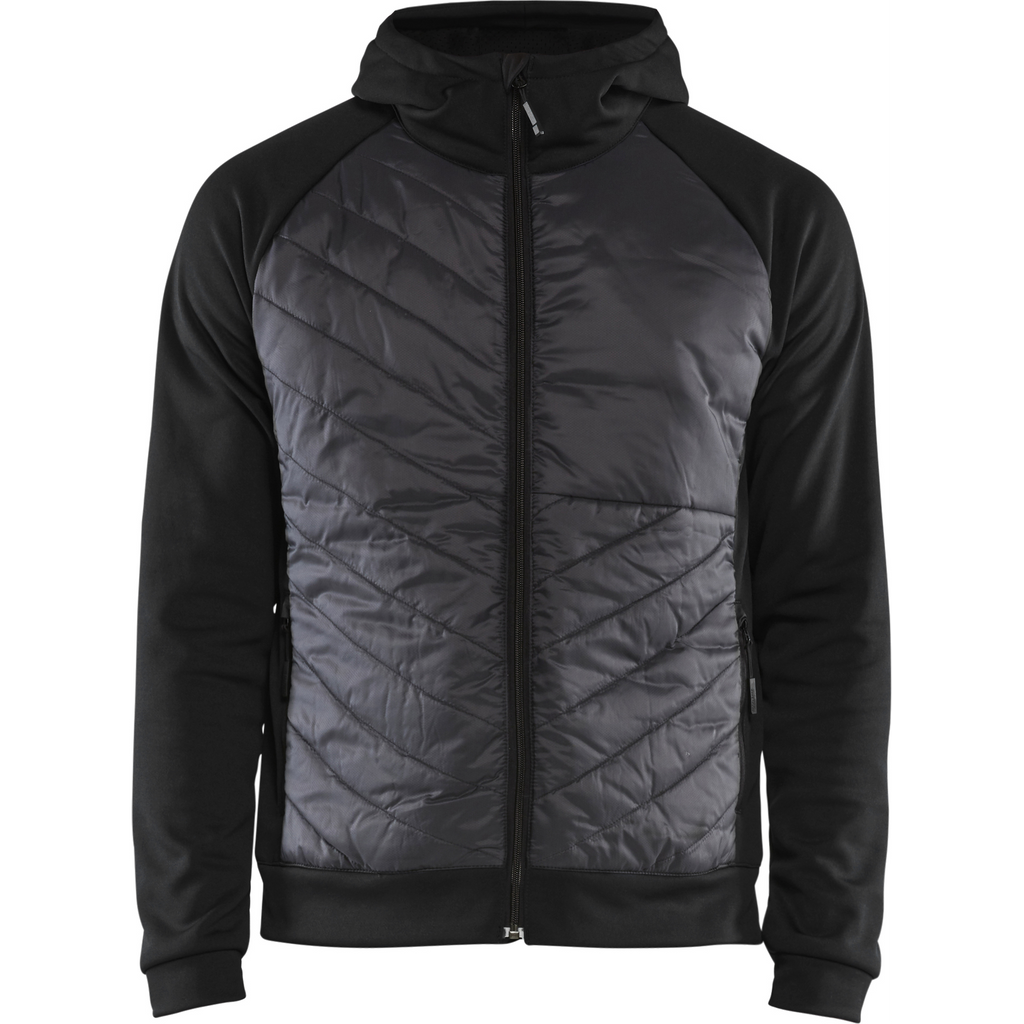 Blaklader Hybrid Sweatshirt, Black/Dark Grey