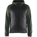 Blaklader Hybrid Sweatshirt, Autumn Green/Black