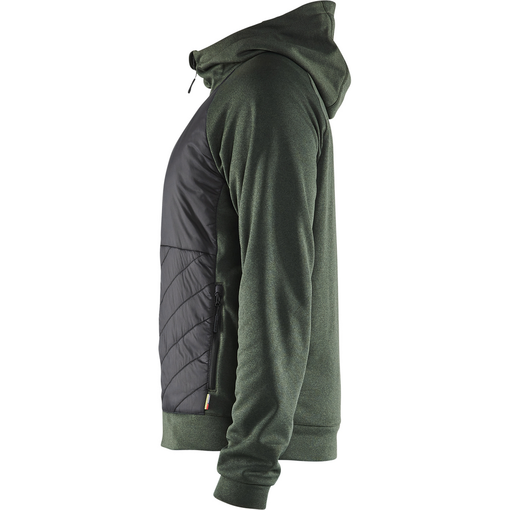 Blaklader Hybrid Sweatshirt, Autumn Green/Black (3)