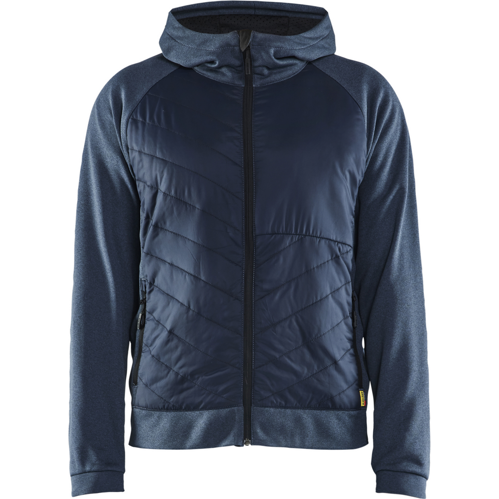 Blaklader Hybrid Sweatshirt, Dove Blue/Dark Navy