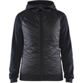Blaklader Ladies Hybrid Sweatshirt, Dark Navy/Black