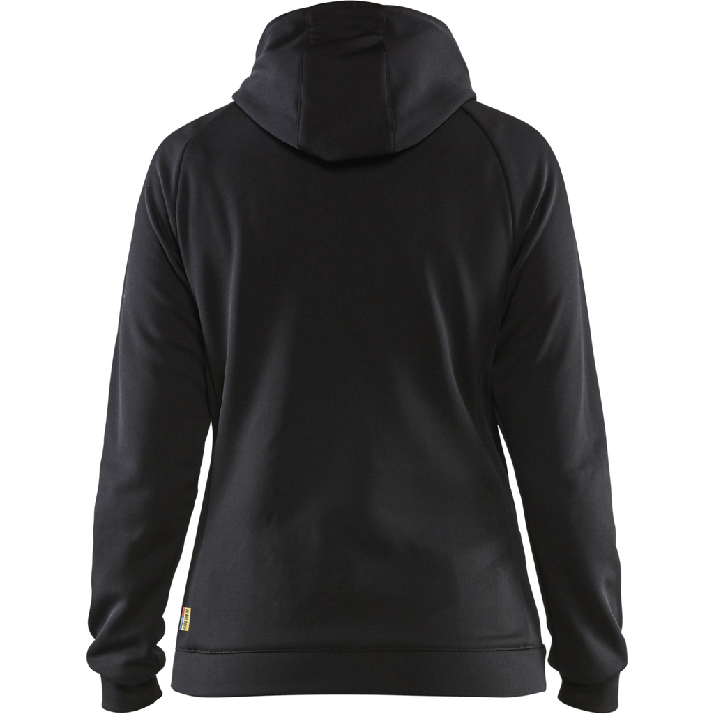 Blaklader Ladies Hybrid Sweatshirt, Black/Red (4)