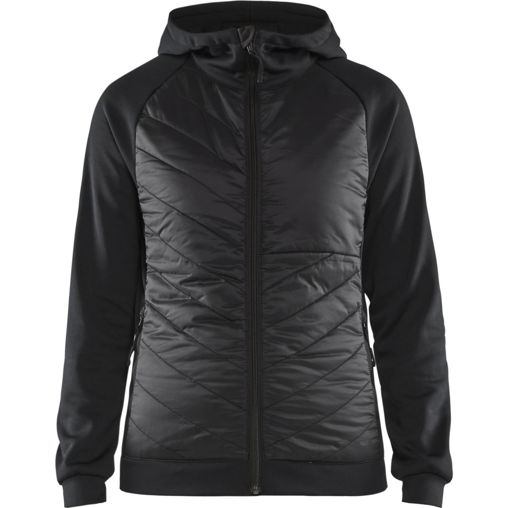 Blaklader Ladies Hybrid Sweatshirt, Black/Dark Grey
