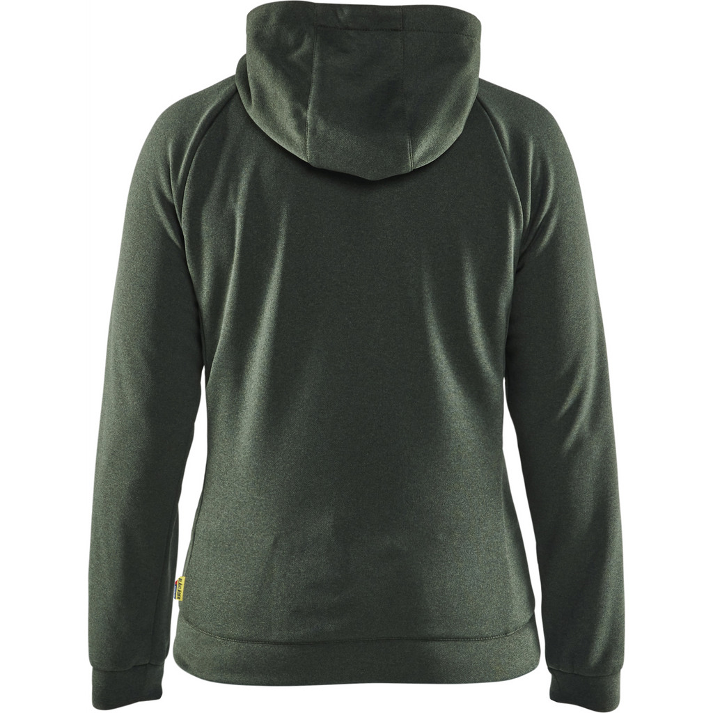 Blaklader Ladies Hybrid Sweatshirt, Autumn Green/Black (4)