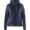 Blaklader Women's Hybrid Sweatshirt, Pigeon Blue/Dark Navy