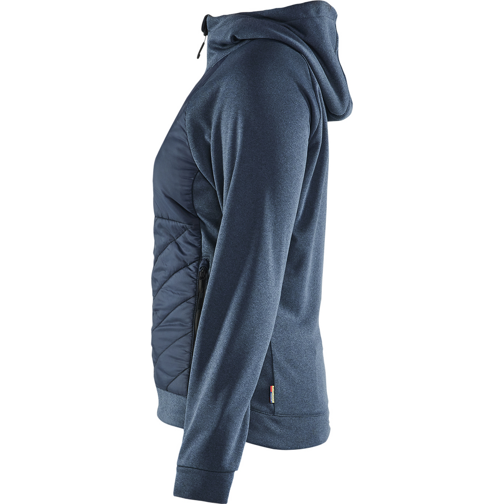 Blaklader Women's Hybrid Sweatshirt, Pigeon Blue/Dark Navy (3)