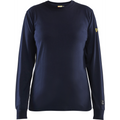Blaklader Women's Flame Resistant Long Sleeve Shirt, Navy