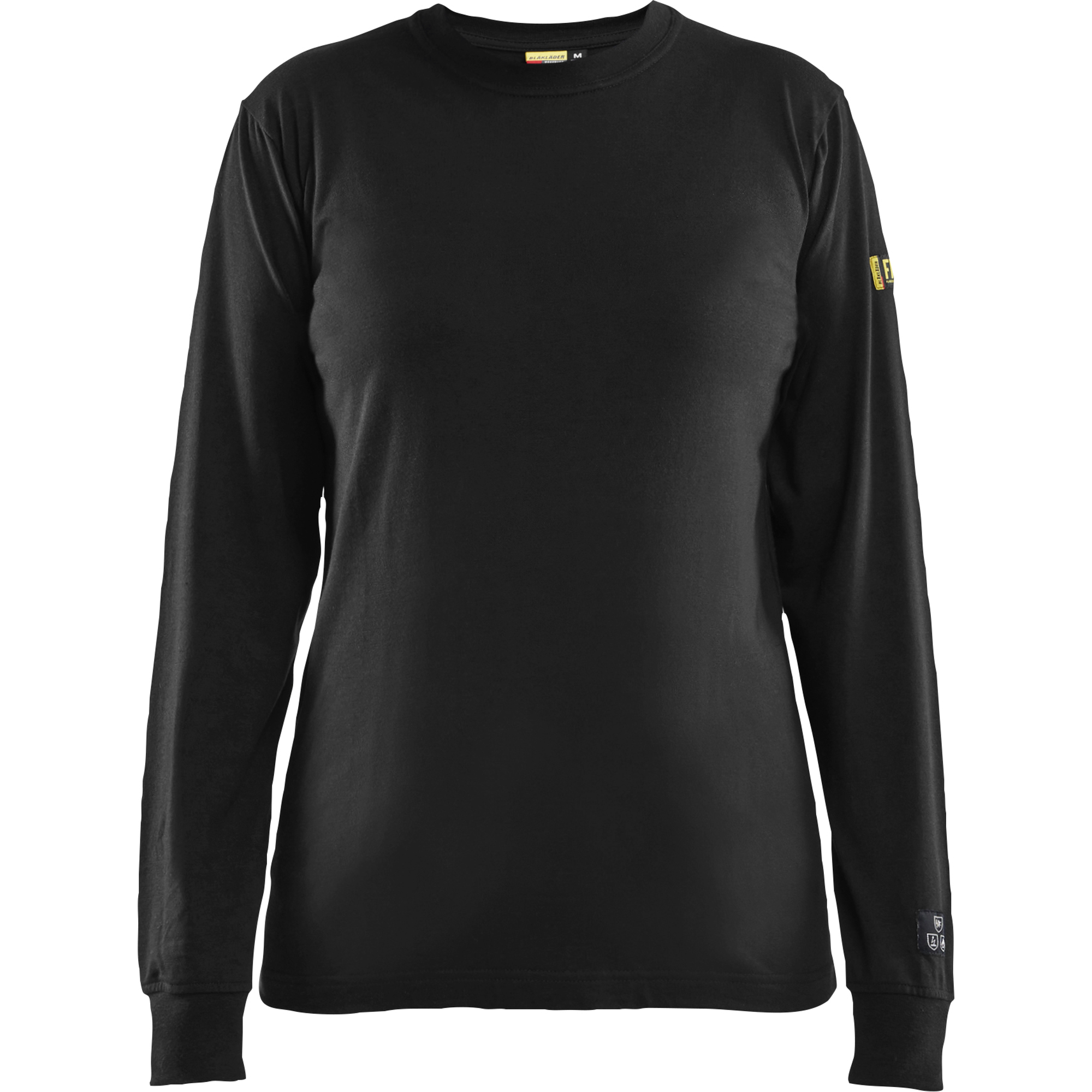 Blaklader Ladies Flame Resistant Long Sleeve Shirt, Black