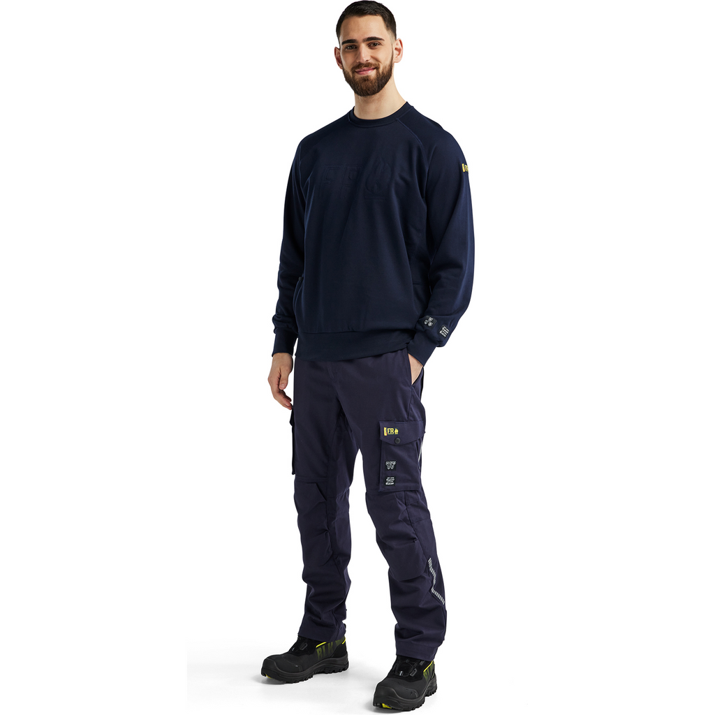 Blaklader Flame Resistant Sweatshirt, Navy (5)