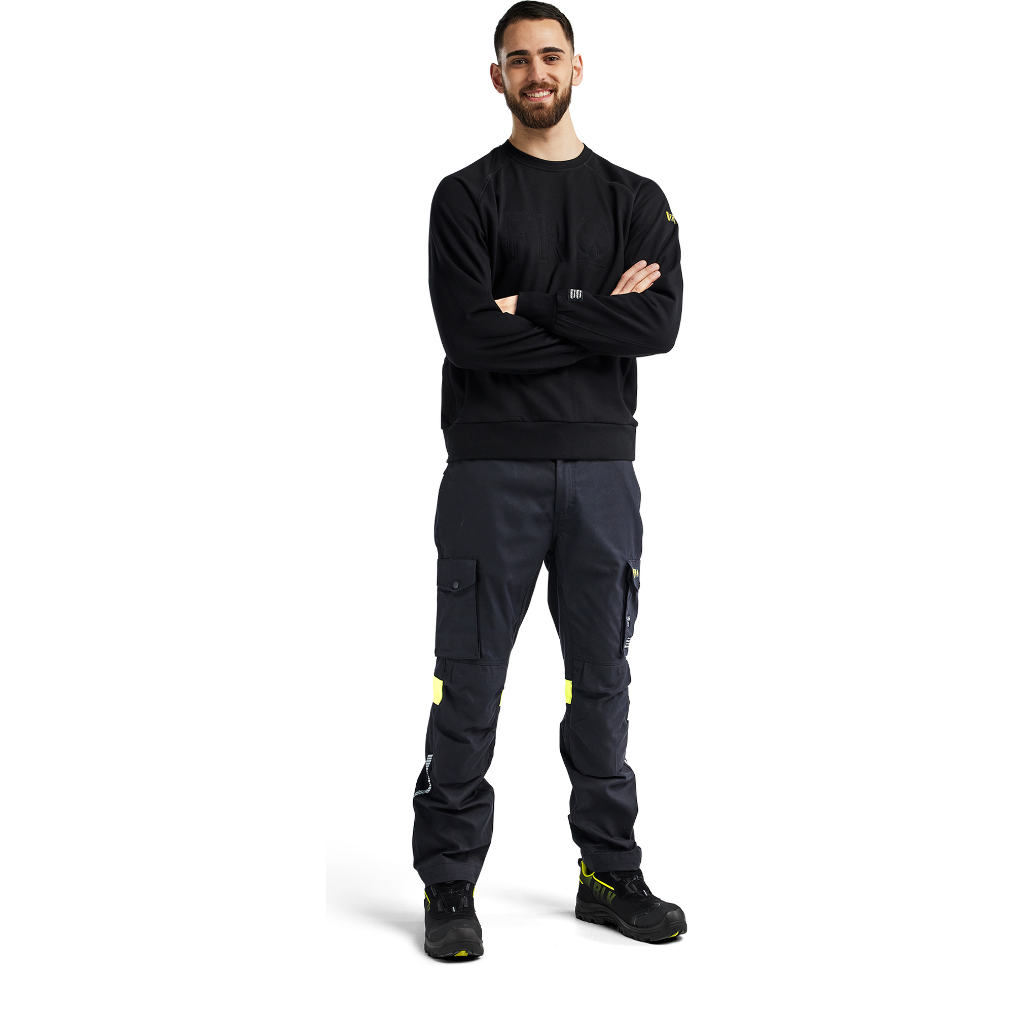 Blaklader Flame Resistant Sweatshirt, Black (5)