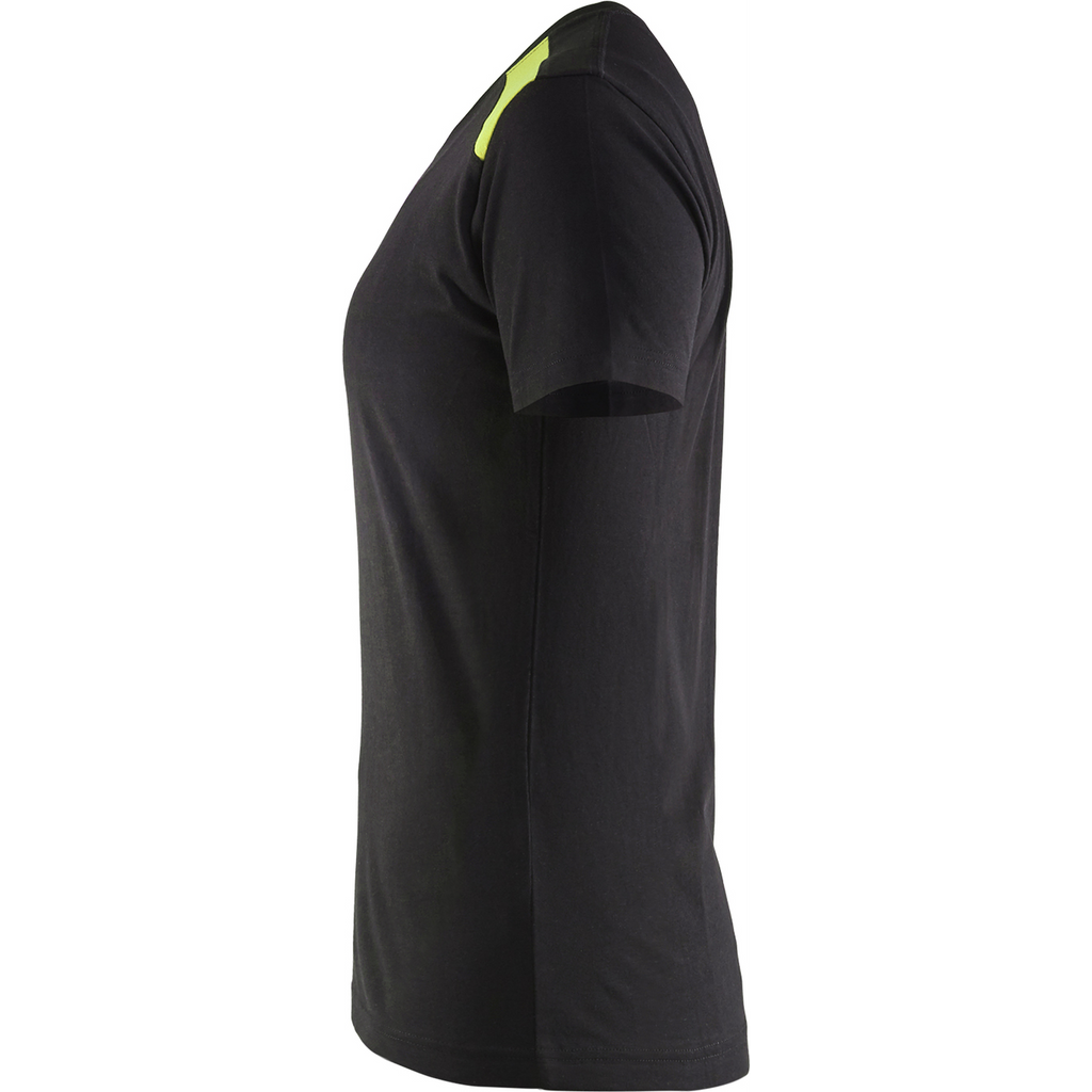 Blaklader Ladies T-Shirt, Black/Yellow (3)