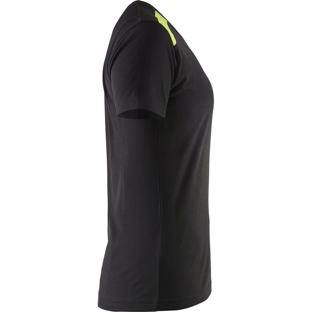 Blaklader Ladies T-Shirt, Black/Yellow (2)