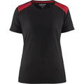 Blaklader Women's T-Shirt, Black/Red