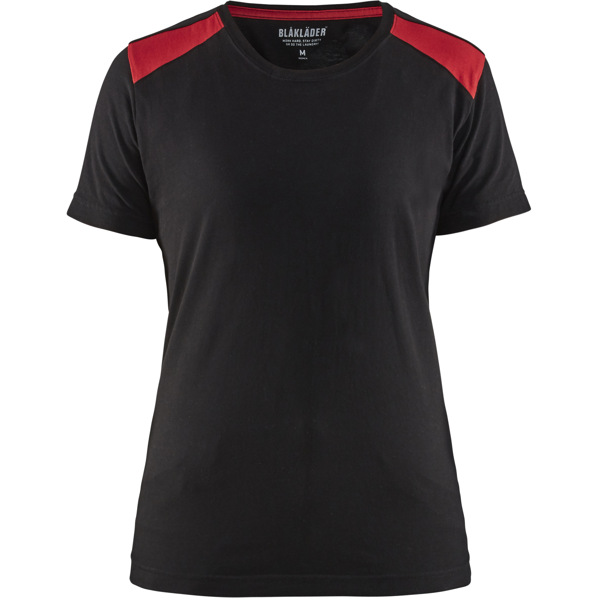 Blaklader Women's T-Shirt, Black/Red
