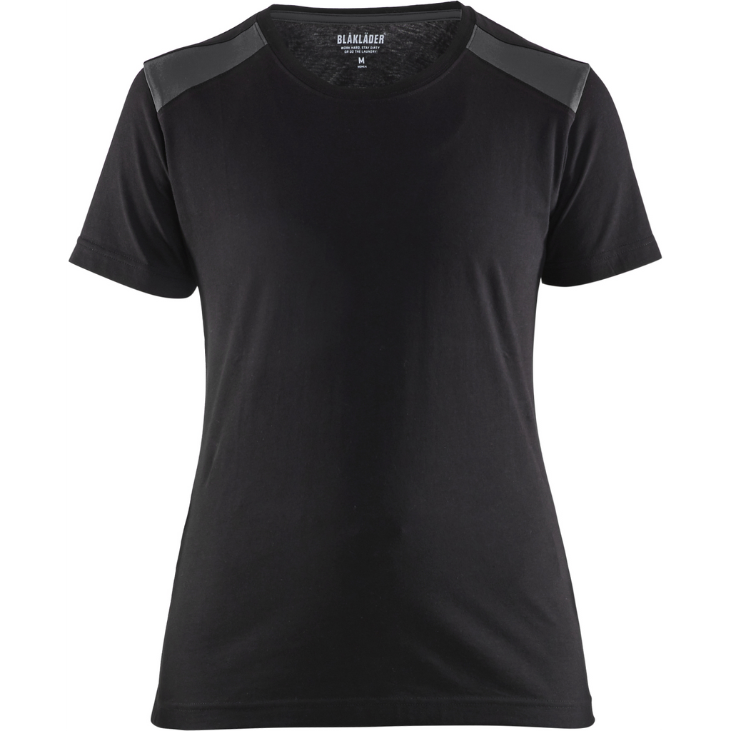 Blaklader Ladies T-Shirt, Black/Dark Grey