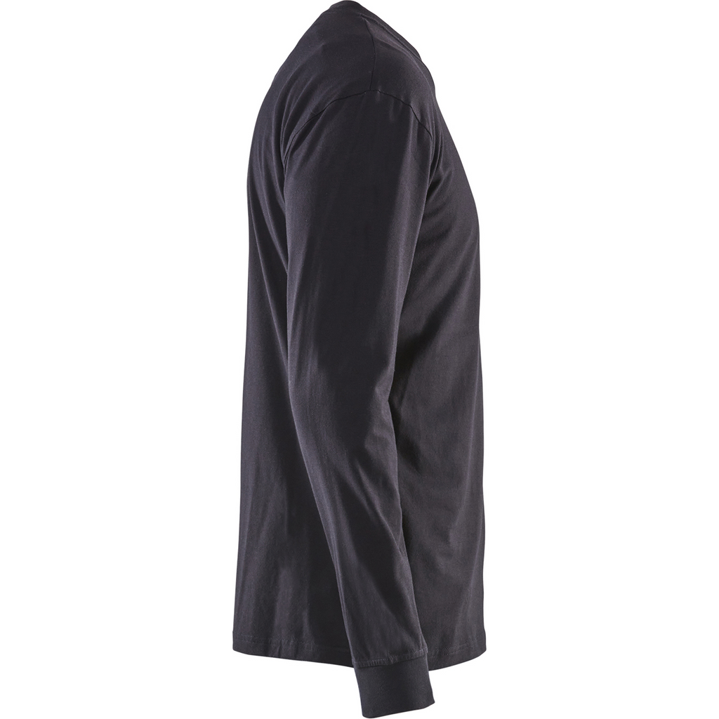 Blaklader Flame Resistant Long Sleeve T-Shirt, Navy Blue (2)
