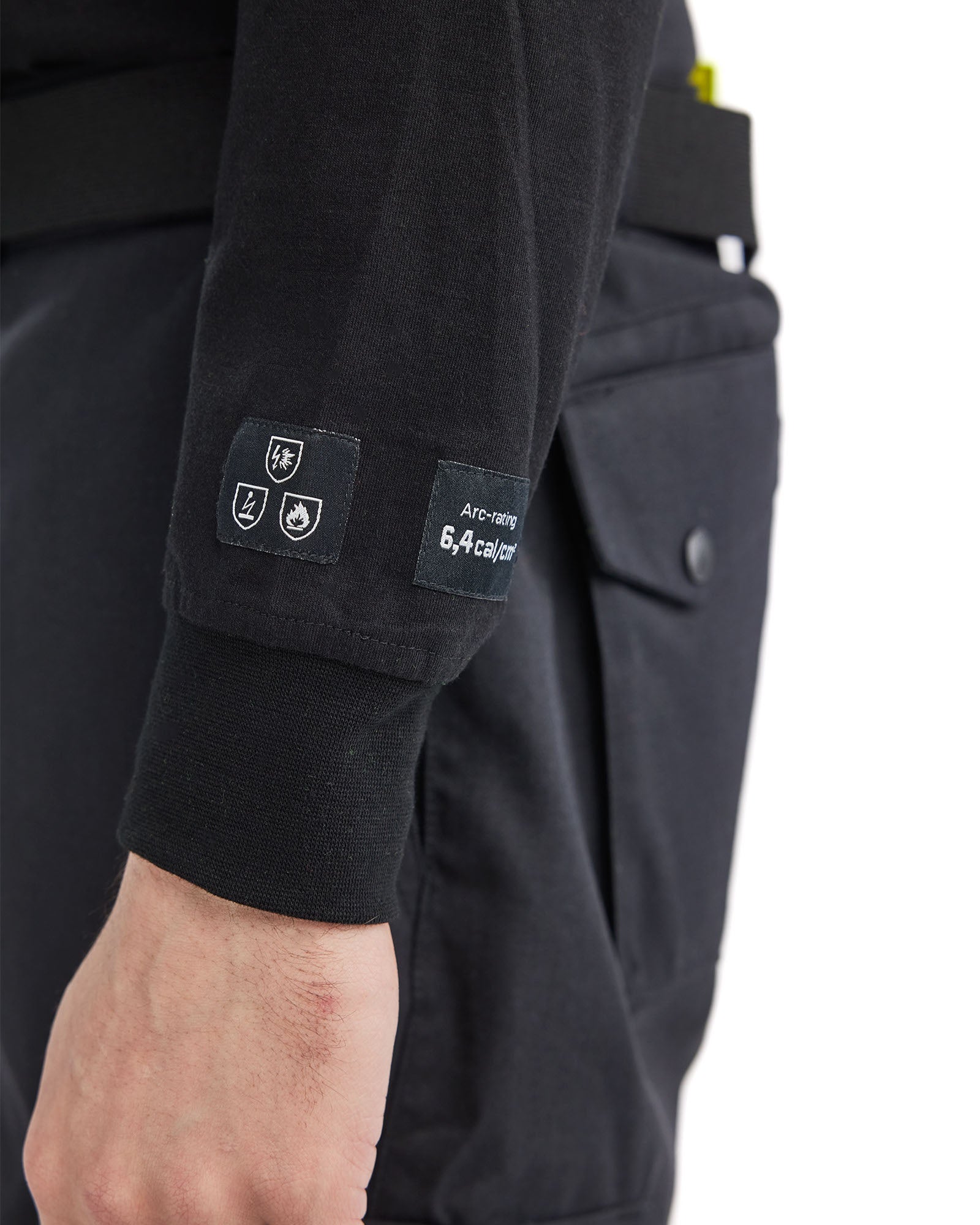 Blaklader Flame Resistant Long Sleeve Shirt, Black (6)