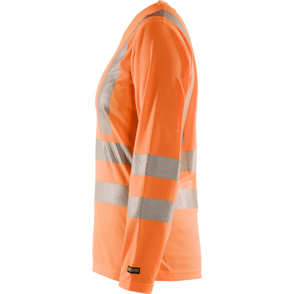 Blaklader High Vis Ladies UV Protection Long Sleeve Shirt, Orange (3)
