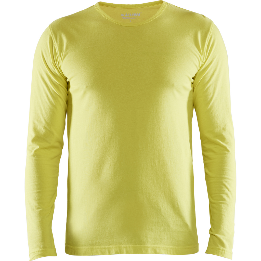 Blaklader Long Sleeve T-Shirt, Yellow